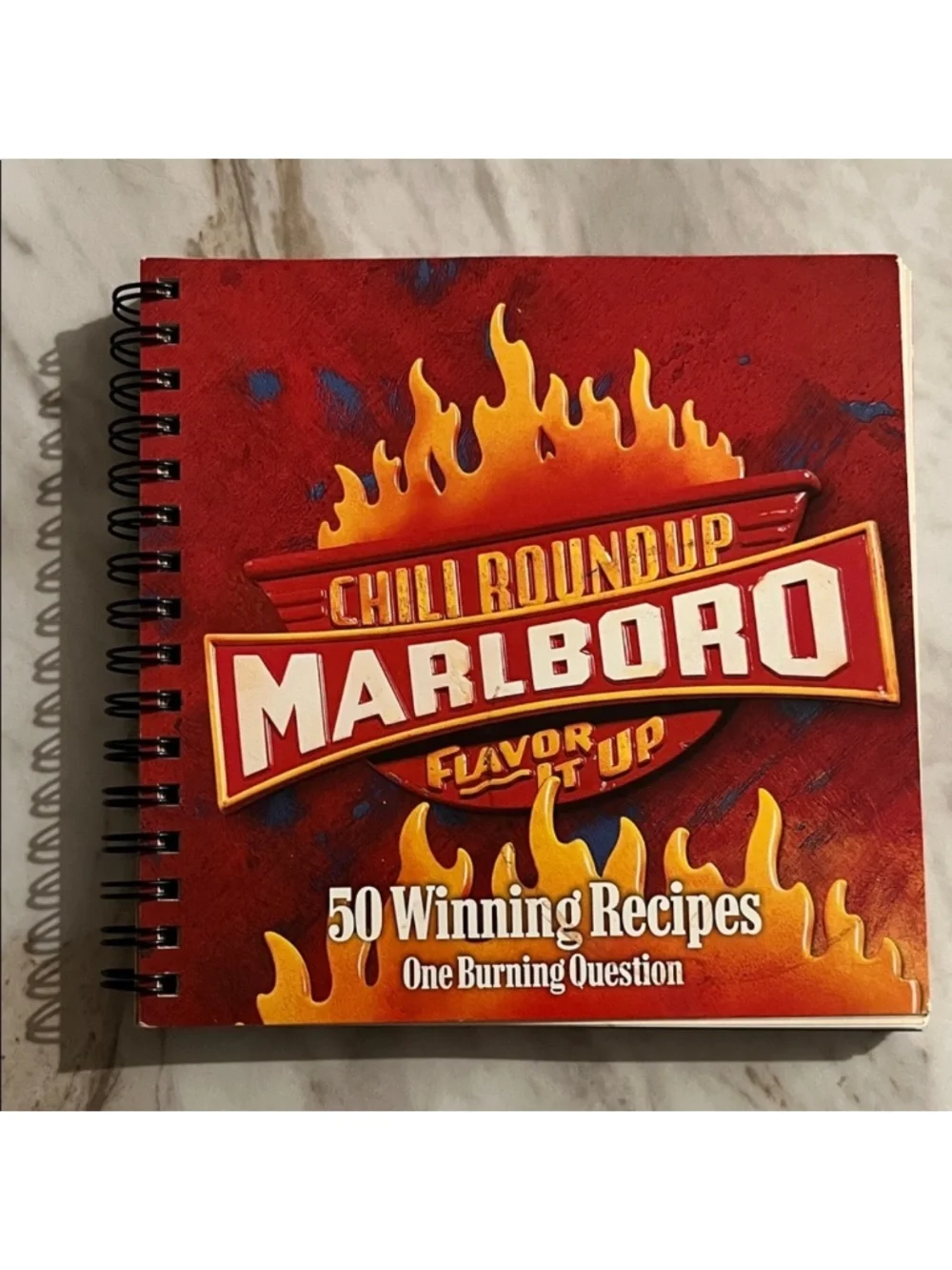 Marlboro Chili Roundup 50 Winning Recipes Spiral Mini Book